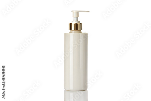 White Pump Bottle Mockup