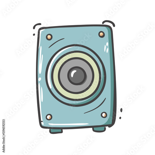subwoofer icon, subwoofer vector illustration-simple illustration of subwoofer, perfect for subwoofer logos and icons