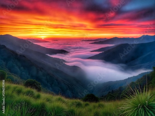 DoiInthanon_SunriseScene