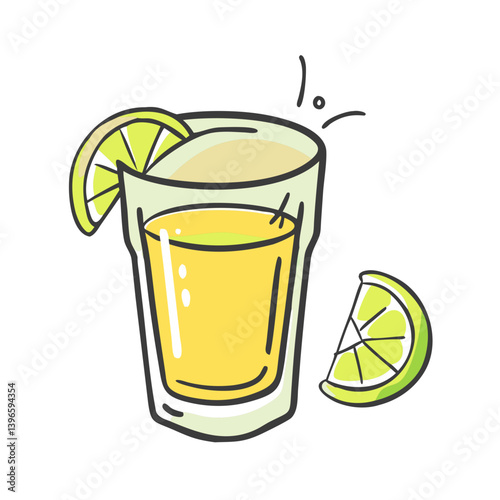 tequila shot icon, tequila shot vector illustration-simple illustration of tequila shot, perfect for tequila shot logos and icons
