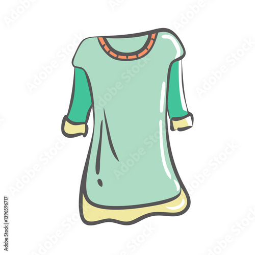 tunic icon, tunic vector illustration-simple illustration of tunic, perfect for tunic logos and icons