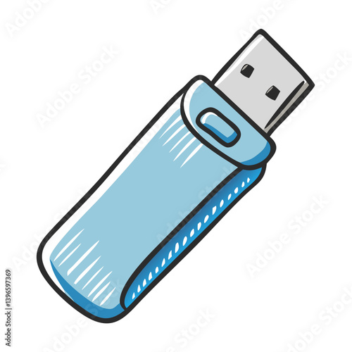 usb flash drive icon, usb flash drive vector illustration-simple illustration of usb flash drive, perfect for usb flash drive logos and icons