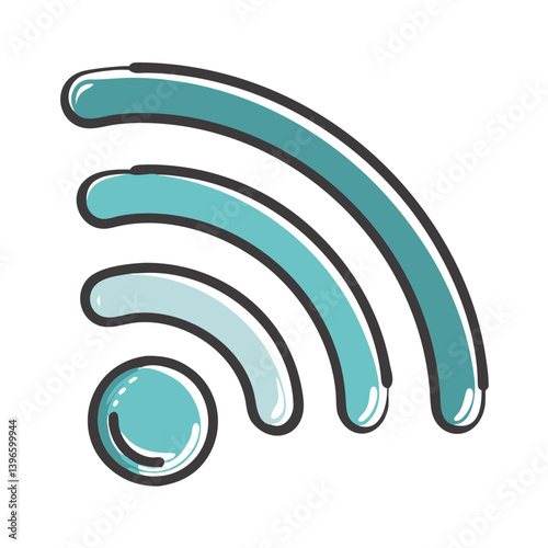 wi fi signal icon icon, wi fi signal icon vector illustration-simple illustration of wi fi signal icon, perfect for wi fi signal icon logos and icons