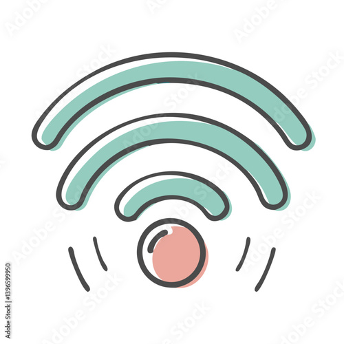 wi fi signal icon icon, wi fi signal icon vector illustration-simple illustration of wi fi signal icon, perfect for wi fi signal icon logos and icons