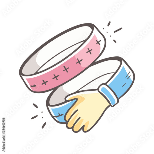 wristbands icon, wristbands vector illustration-simple illustration of wristbands, perfect for wristbands logos and icons
