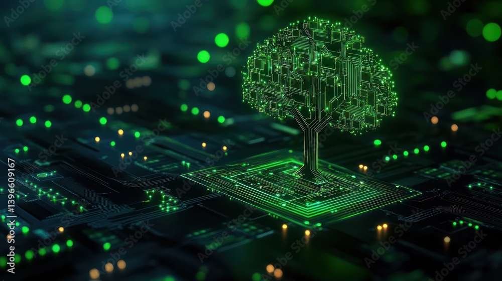 Digital Tree of Life: Growing in the Circuitry