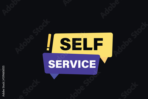 self service, for websites, application Design, Element, learn, stay, template, top scorer, design, level, sign, speech, bubble  banner, modern, symbol, click. 
