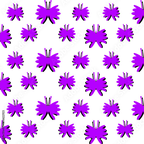 Background of vintage purple ribbon isolated on white background. Creative design of wallpaper, table cloth, and printed paper.