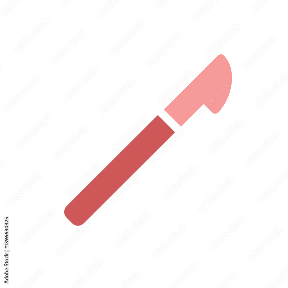 Minimalist Depiction of a Surgical Scalpel Design Minimalist Depiction of a Surgical Scalpel Design