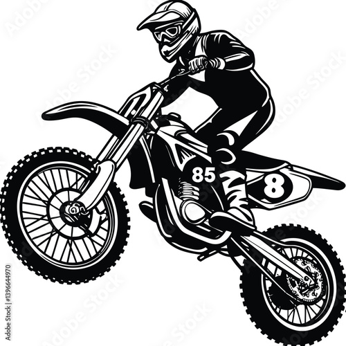 Tail whipping motocross