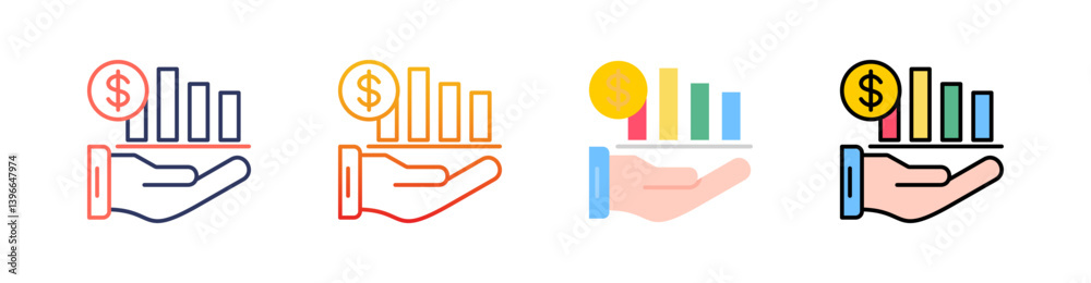 Graphic Multi Style Icon Set Vector Graphic Multi Style Icon Set Vector