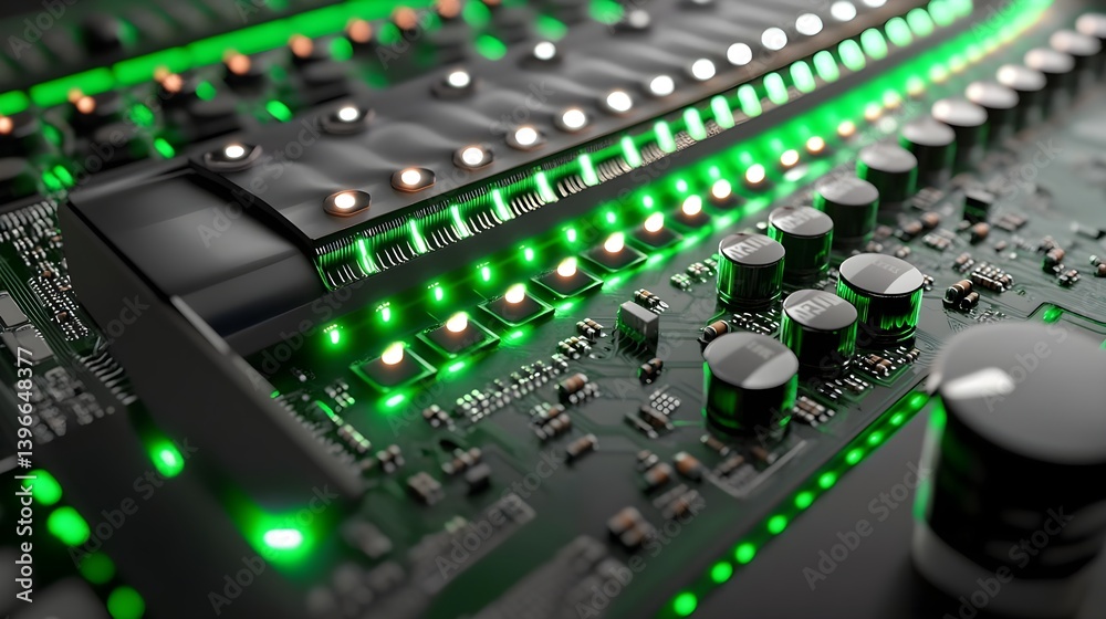 Integration of LED Lights on a High-Tech Circuit Board Design Integration of LED Lights on a High-Tech Circuit Board Design