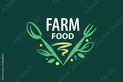 Wallpaper Mural Vector logo of farm products, hand-drawn Torontodigital.ca