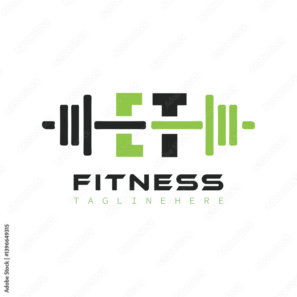 initial monogram for Fitness logo design initial monogram for Fitness logo design