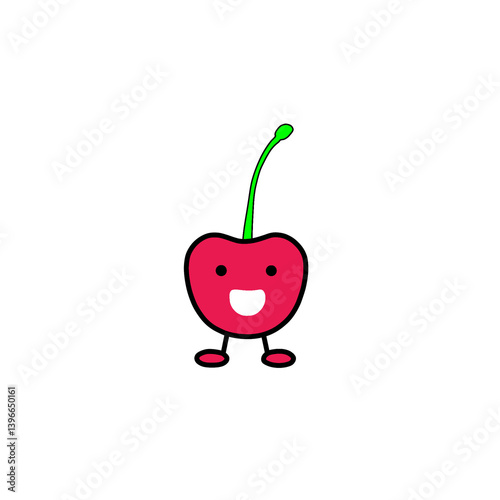 food, illustration, fruit, vector, cartoon, set, icon, isolated, fresh, strawberry, cute, funny, healthy, background, pear, cherry, character, design, banana, flat, apple, organic, orange, collection,