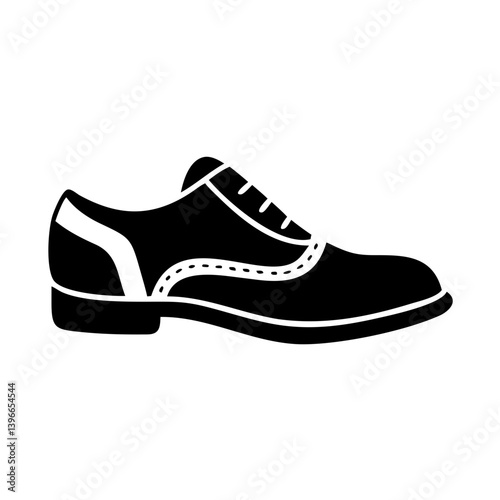 brogues icon, brogues silhouette vector illustration-simple silhouette illustration of brogues, perfect for brogues logos and icons