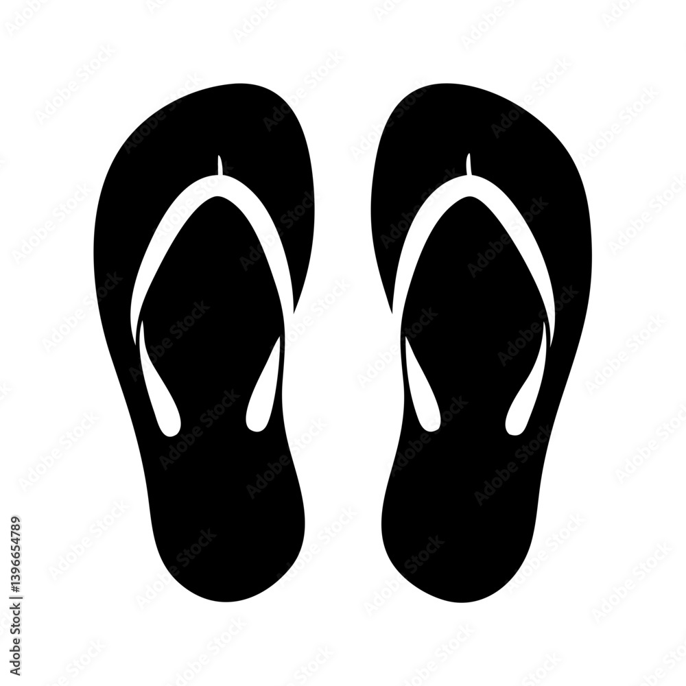 flip flops icon, flip flops silhouette vector illustration-simple silhouette illustration of flip flops, perfect for flip flops logos and icons flip flops icon, flip flops silhouette vector illustration-simple silhouette illustration of flip flops, perfect for flip flops logos and icons