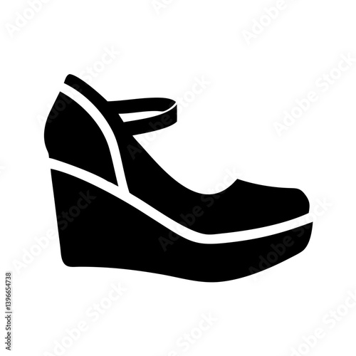wedges icon, wedges silhouette vector illustration-simple silhouette illustration of wedges, perfect for wedges logos and icons