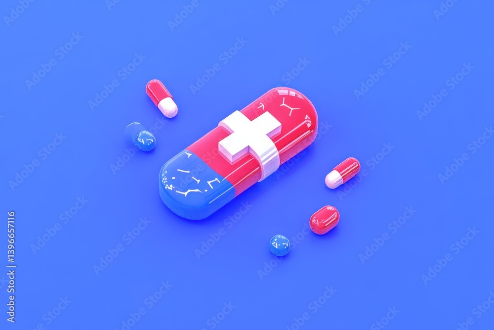 Pharmacy Drug Health Icon Medical Emergency Aid Medicine Care Vector Illustration