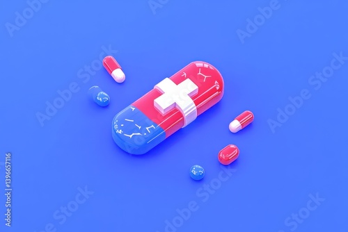 Obraz na płótnie Pharmacy Drug Health Icon Medical Emergency Aid Medicine Care Vector Illustration w salonie