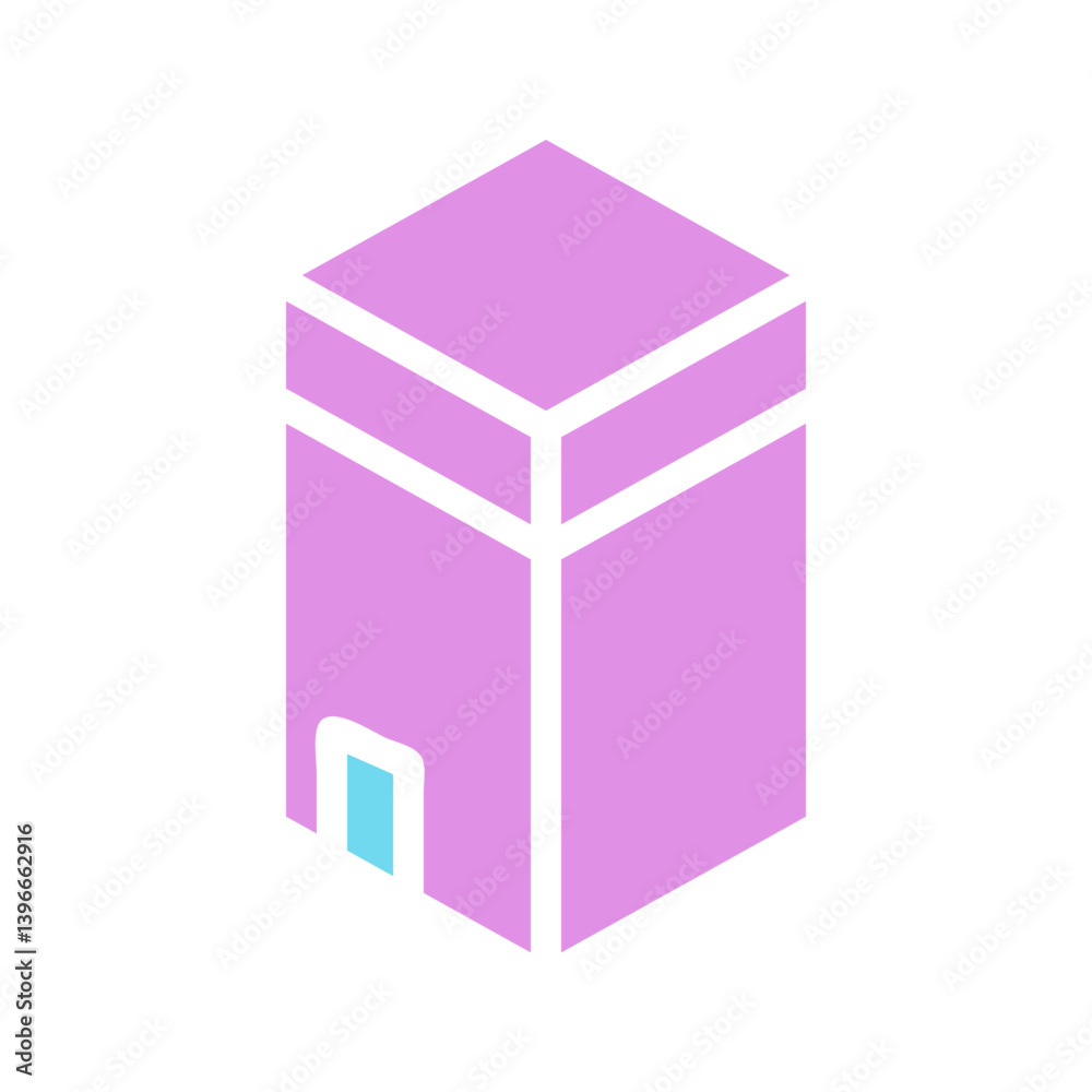 Conceptual building with minimalist design style Conceptual building with minimalist design style