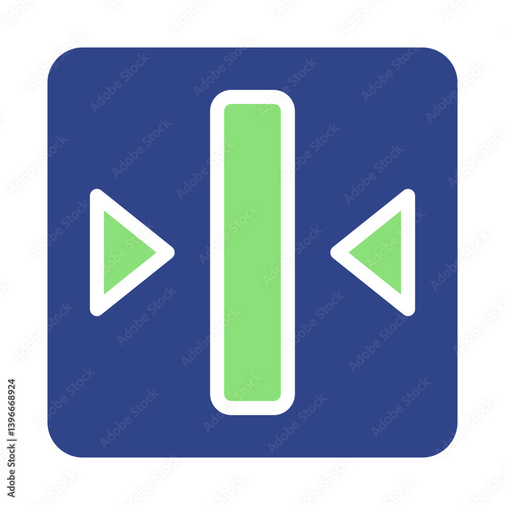 Stylized Vertical Adjustment Indicator for Interface Stylized Vertical Adjustment Indicator for Interface