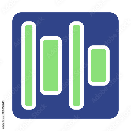 Vivid Graphic Equalizer Spectrum Interface Element