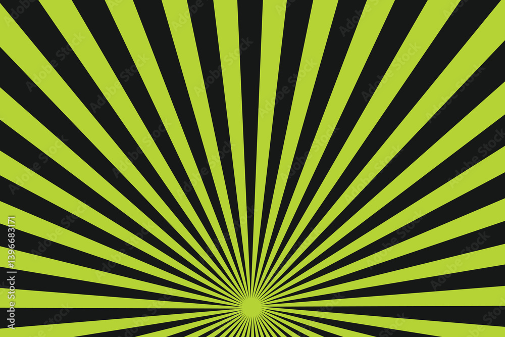 Floral shape abstract background. Sun shining ray modern vector background with shadow and line for multi usage | New minimal background with black and yellow colour for banner, blog, decorative usage