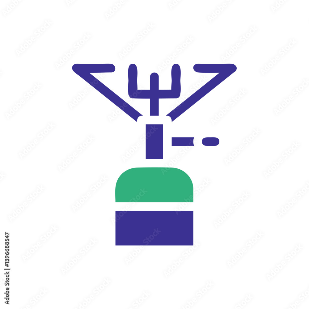 Obraz premium Stylized Transmitter Icon Graphic Representation