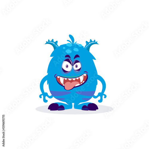 monster characters icons cute funny cartoon sketch