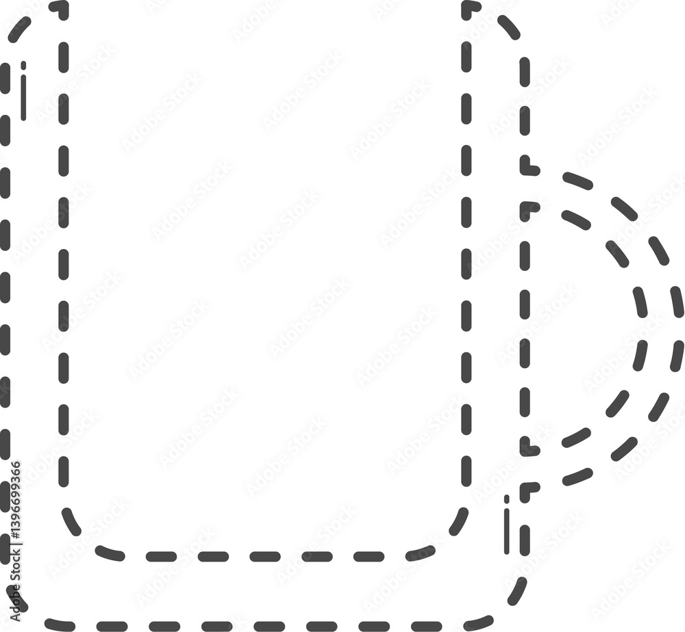 Dotted drinking glass tracing. Dotted drinking glass tracing.