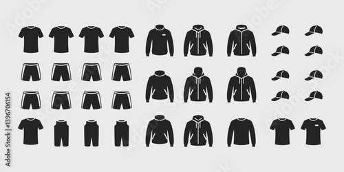 cloths mockup, vector mockup, digital, vector t shirts, vector shirts, silhouette clothing, shirt, clothes, fashion, vector, t-shirt, jacket, dress, illustration, set, wear, design, polo, coat, men, t