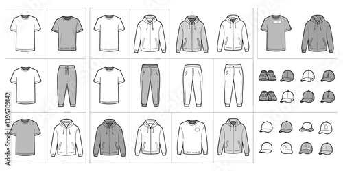 cloths mockup, vector mockup, digital, vector t shirts, vector shirts, silhouette clothing, shirt, clothes, fashion, vector, t-shirt, jacket, dress, illustration, set, wear, design, polo, coat, men, t