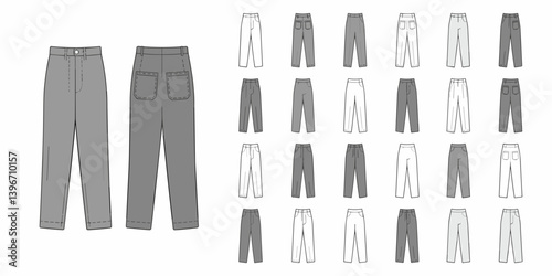 pants mockup, cloths mockup, silhouette mockups, mockups, digital, vector mockups, clothes, clothing, fashion, shirt, vector, pants, jacket, jeans, dress, illustration, suit, wear, set, design, style,