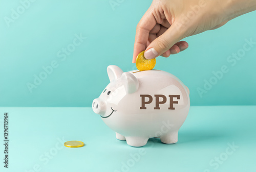 Public provident fund concept