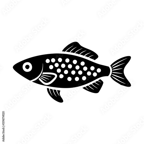celestial pearl danio fish icon, celestial pearl danio fish vector,
