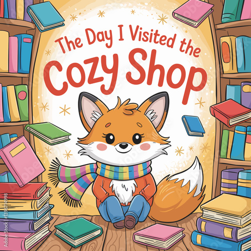 cute coloring book cover, cover, cute kids illustration, cartoon cover, cartoon illustration, kawaii coloring, easy and bold, kawaii cover, cozy, cozy cover, fuzzy, hygge, coloring pages, adult colori