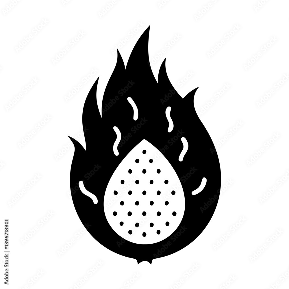 dragon fruit icon, dragon fruit silhouette vector illustration-simple silhouette illustration of dragon fruit, perfect for dragon fruit logos and icons dragon fruit icon, dragon fruit silhouette vector illustration-simple silhouette illustration of dragon fruit, perfect for dragon fruit logos and icons