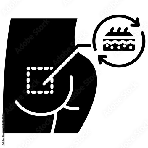 Skin Grafting Icon