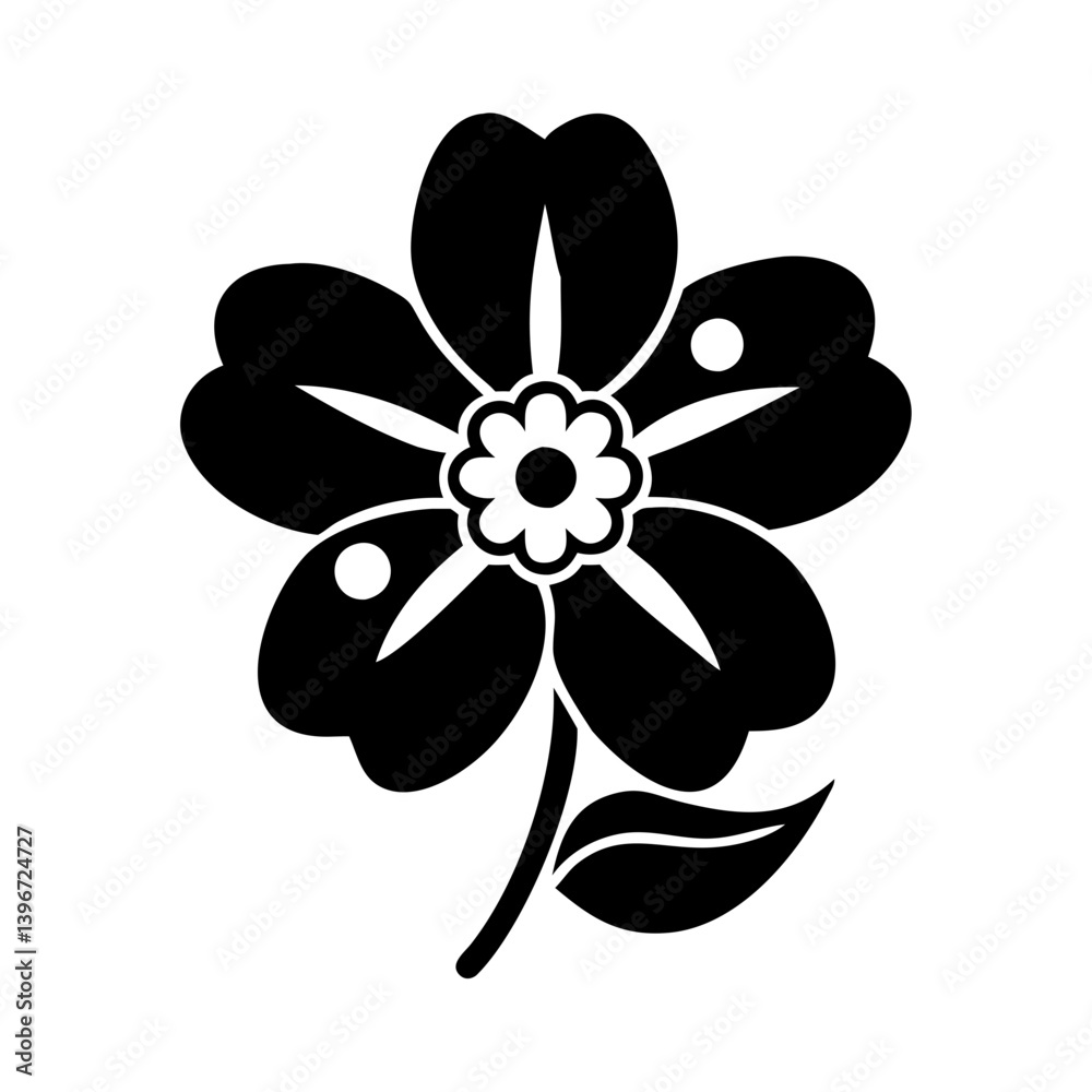 forget me not flower icon, forget me not flower silhouette vector illustration-simple silhouette illustration of forget me not flower, perfect for forget me not flower logos and icons forget me not flower icon, forget me not flower silhouette vector illustration-simple silhouette illustration of forget me not flower, perfect for forget me not flower logos and icons