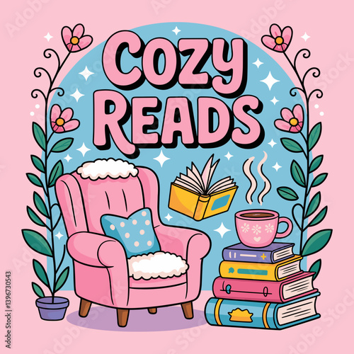 cute coloring book cover, cover, cute kids illustration, cartoon cover, cartoon illustration, kawaii coloring, easy and bold, kawaii cover, cozy, cozy cover, fuzzy, hygge, coloring pages, adult colori