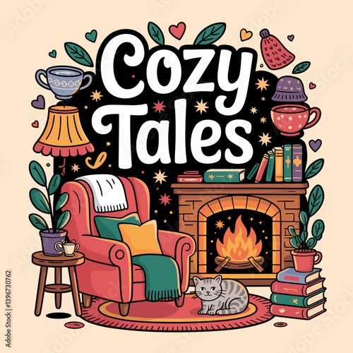 cute coloring book cover, cover, cute kids illustration, cartoon cover, cartoon illustration, kawaii coloring, easy and bold, kawaii cover, cozy, cozy cover, fuzzy, hygge, coloring pages, adult colori