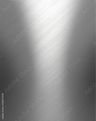 high-resolution brushed stainless steel texture with subtle scratches and reflective surfaces, for graphics or mockups