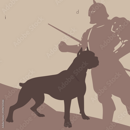 The Cane Corso is a powerful Italian mastiff, historically used as a Roman war dog and later for hunting and guarding