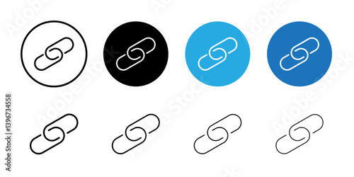 Link icon Logo symbol sign set
