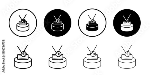 Spanish snack icon Logo symbol sign set