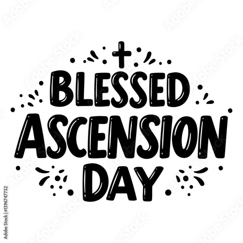 Blessed Ascension Day Graphic