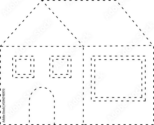 house tracing line guide