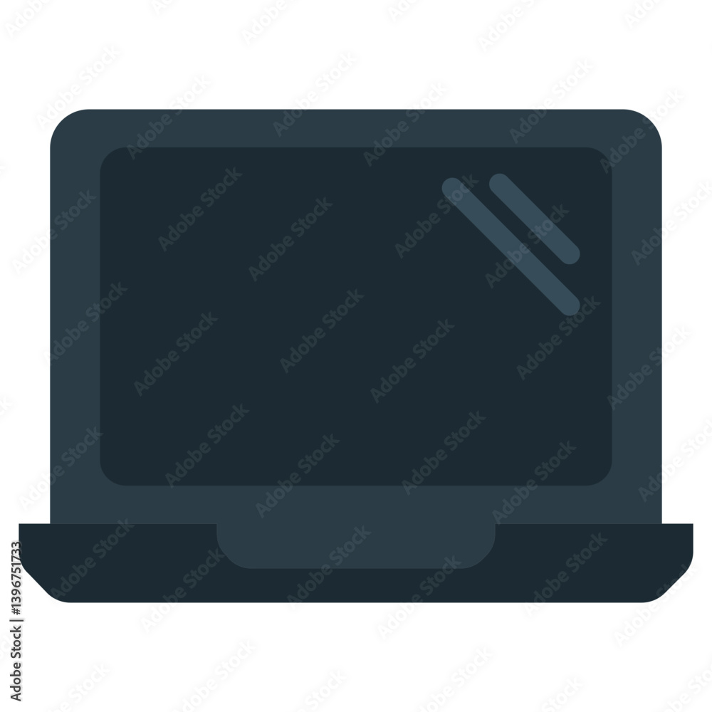 Laptop Flat Design Icon, Flat Design Icon Symbol Laptop Flat Design Icon, Flat Design Icon Symbol