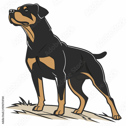 ​Rottweilers are powerful, loyal dogs with a rich history in guarding and protection